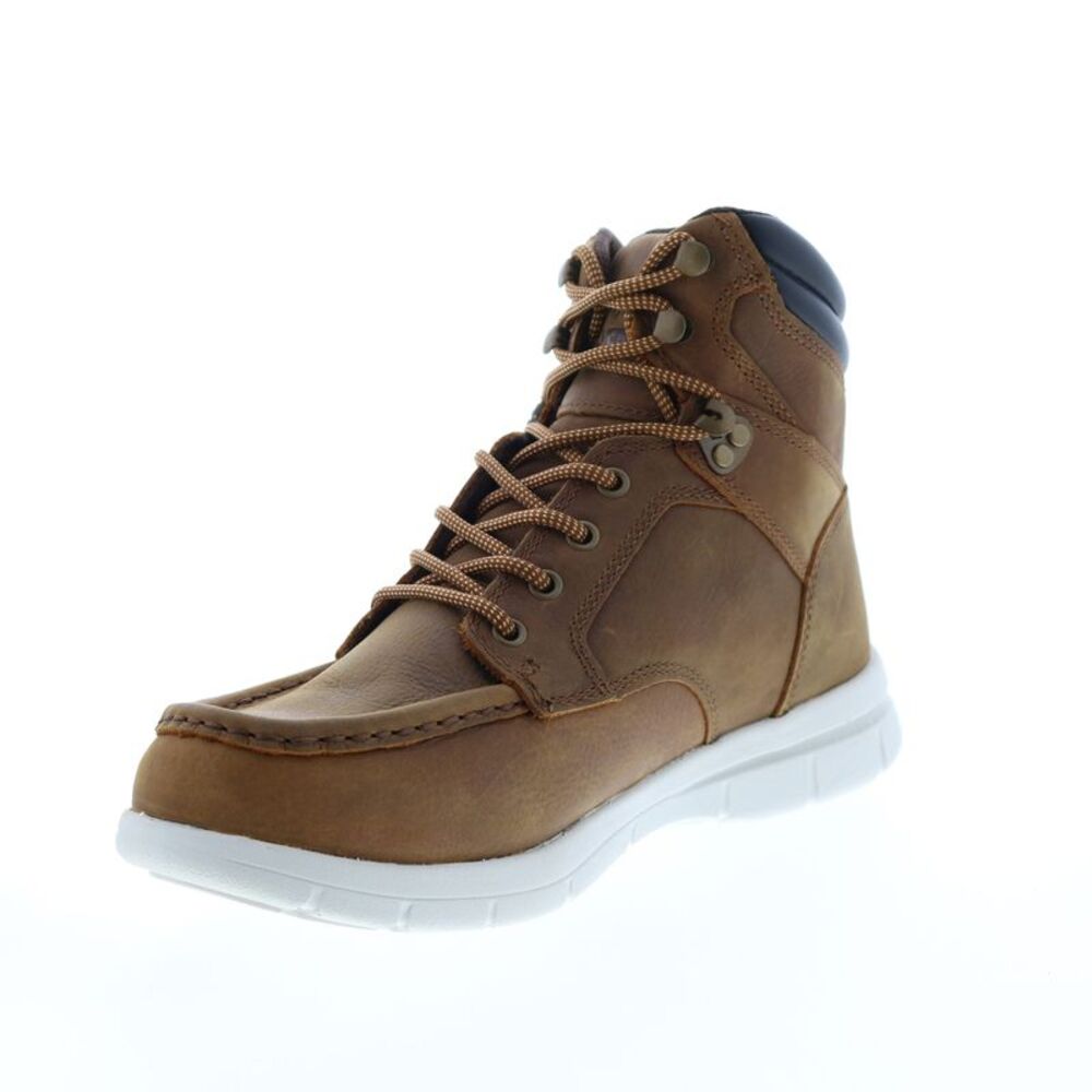Wolverine Mens Karlin Moc-Toe 6" Brown Boots (NWT) - Picture 4 of 7
